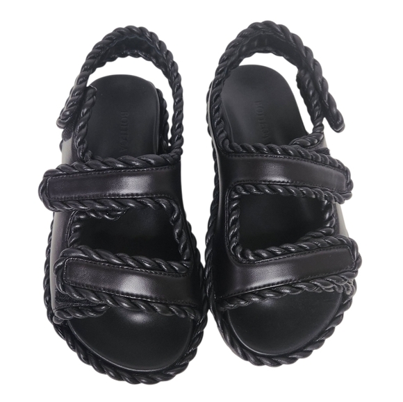 Bottega Veneta Jack Leather Braid Dual-Band Sandals | Neiman  BOTTEGA VENETA Jack Sling Back Flat Sandals